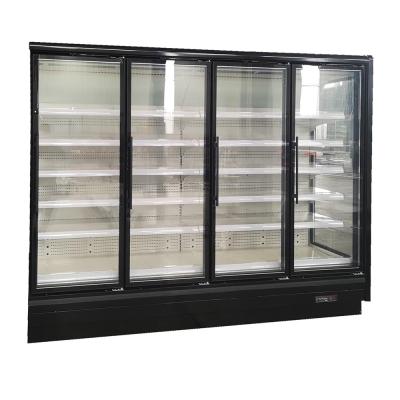 China Remote Multideck Sliding/Hinged Glass Door Display Chiller with Remote Copeland  Condensing Unit for Drinks for sale