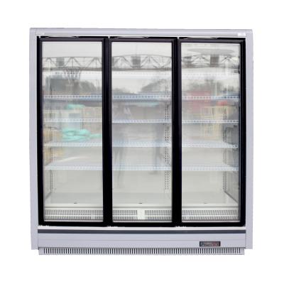 China Energy-Saving Multideck Refrigerated Showcase for Supermarket with 5 Layers Adjustable Wire Shelving for Frozen Foods for sale