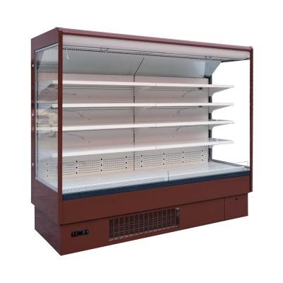 China Open Display Refrigerated Cabinet With Brilliant LED Lights Energy Saving for sale