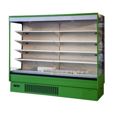 China Fan Cooling Multideck Open Refrigerated Display Case For Supermarket for sale