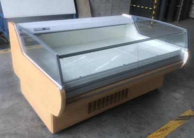 China Horizontal Butcher Refrigerated Display Fridge For Pork Burgers for sale