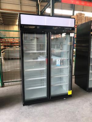 China R290 Commercial Glass Door Fridge With More Viewing Area for sale