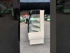28“ White Horizontal Open Air Merchandiser Cooler R290 Plug In
