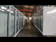 Wall Multi Deck Vertical Glass Door Freezer Height 2080 Remote Type