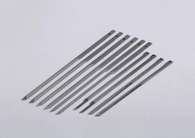 China Vector 5000 Spare Parts Knife Blades 309×7.0×2.0mm Silver Strip Alloy 801214 for sale