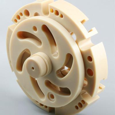China Fresado CNC de nylon piezas giratorias de plástico Ingeniería del hogar en venta