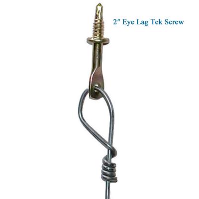 China 3'' Zinc Pre Tied Ceiling Wire With Pin And Clip With Eye Lag Self Drilling Screw for sale