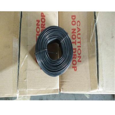 China 10 Rolls Carbon Steel Black Annealed Black Tie Wire Square Hole 3-1/8lbs for sale