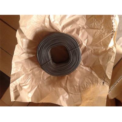 China 1.4mm 1.2kgs Black Annealed Rebar Tie Wire Square Holes Oil Paper for sale