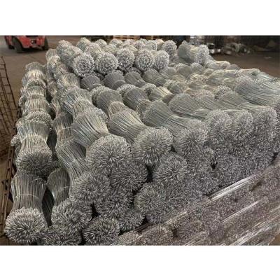 China Electro Galvanized Double Loop Rebar Tie Wire 20cm 45g/ M2 Zinc Coating for sale