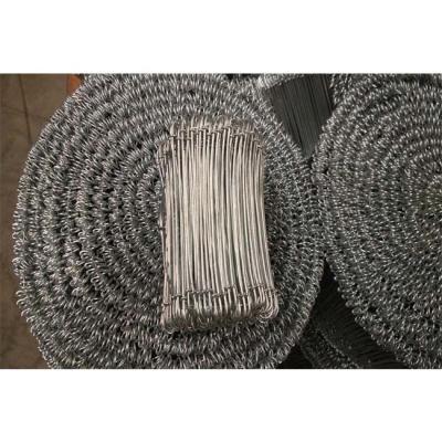 China 1.5mm X 110mm SUS304 Rod Double Loop Rebar Tie Wire Tying Reinforcing for sale