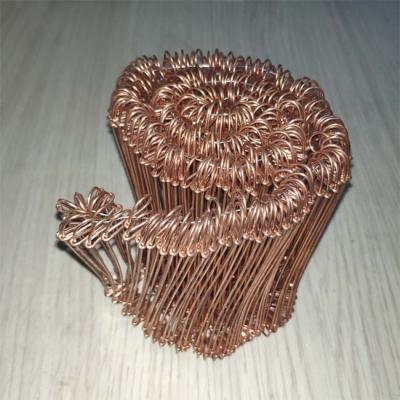 China 4'' 16 Gauge Copper Wire Ties Antierosion Double Loop Reinforcing Work for sale