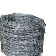 China 4 Point Metal Netting Mesh Galvanized Steel Barbed Wire Rustproof  45g/Mm2 Zinc for sale