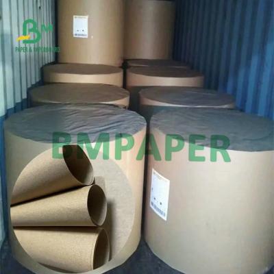 China Recyclable Kraft Liner Board , Corrugated Paper Roll For Box 80gsm 90gsm 110gsm for sale