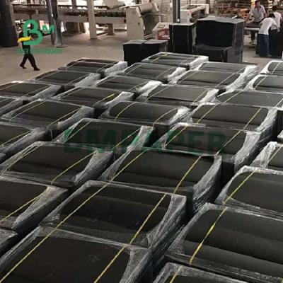 Κίνα Μαύρο ζαρωμένο πάχος χαρτονιού 110gsm 120gsm 150gsm εγγράφου φλαούτων Ε Φ προς πώληση