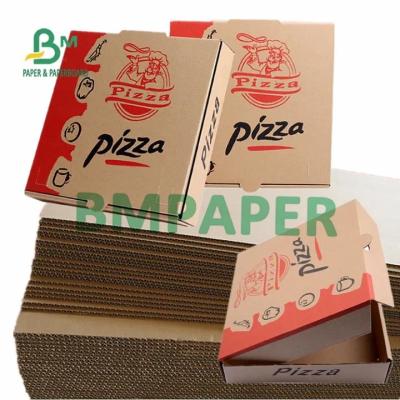 China 1mm 1.5mm Thick Corrugated Cardboard Sheets For Pizza Container for sale