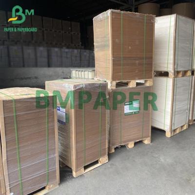 China PE Coated Brown Kraft Board Paper For Food Container Board 300g + 15g PE for sale