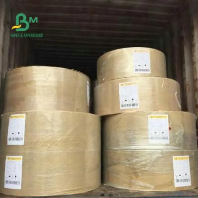 China Oilproof Brown Kraft Liner Board , PE Coated Paper Rolls For Food Wrapping 70gsm 80gsm 90gsm for sale