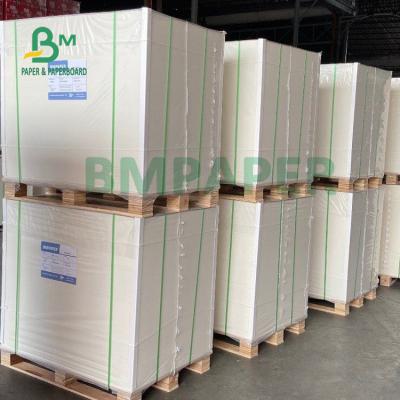 China placa de papel do rolo do congelador 270gsm branco para o empacotamento de alimentos frescos 30 x 22,5