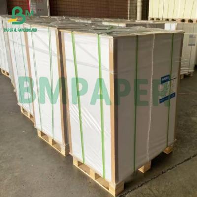 China Coated Matte finish Paper 80lb 100lb Text Double sided coated printing paper for sale