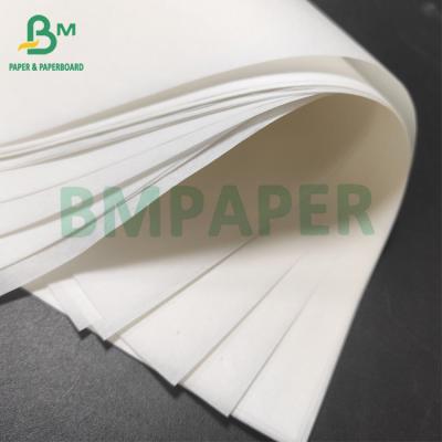 China 35gsm envolvimento de papel à prova de graxa branco Rolls de papel do produto comestível da categoria 3 à venda