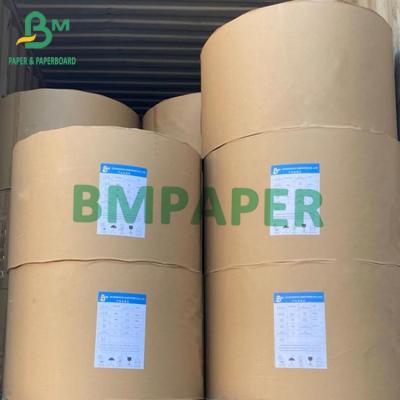 China Recycled pulp Kraft Paper Slitted Rolls For Making Cores 360g 420g 500g Core Paper Materials for sale