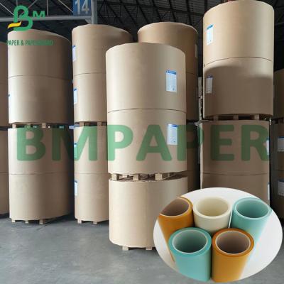 China 60g Blue White Silicone Coated Paper Glassine Paper Release Paper Jumbo Roll for sale
