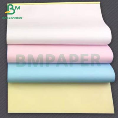 China FDA Carbonless Copy Paper 55gsm CB CF CFB Multi Colors Available Receipt Books Paper for sale