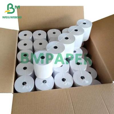 Chine Papier thermique blanc 57*40mm 80*80mm 80*60mm papier de caisse rouleau de caisse à vendre