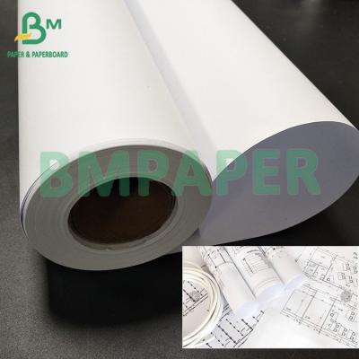 China White Inkjet Has Good Ink Absorption 80gsm CAD Plotter Drawing Paper Is Durable for sale