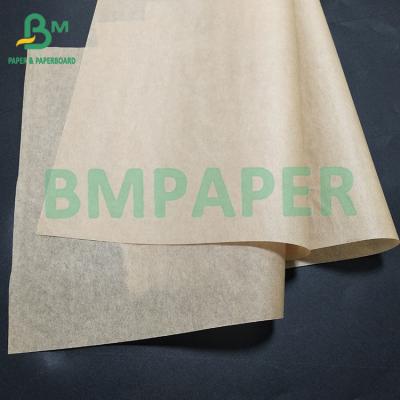 China Brown Oil Resistant And Waterproof Food Grade Paper Customizable Size Oil Resistant  33 / 35 / 38 / 40 / 50g for sale