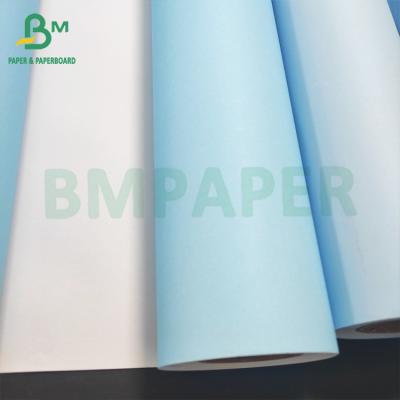 China A1/620/80g Laser Digital Blueprint Paper Premium Single Sided Blue Engineering Drawing Inkjet Blue Paper for sale