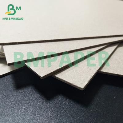 China Recycle Pulp 0.45-4.0mm High Stiffness Grey Cardboard For Photo Frame for sale