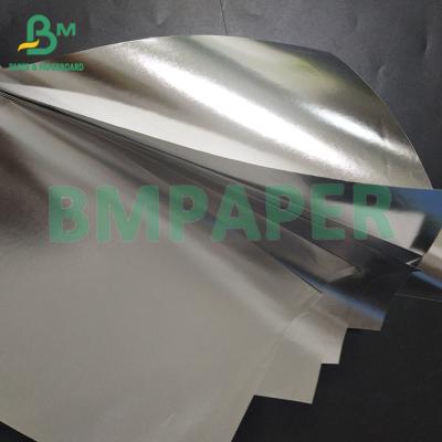 China Moisture resistant and waterproof Silver Aluminized Wet Strength Metalized Paper For Beer Label Paper Printing à venda