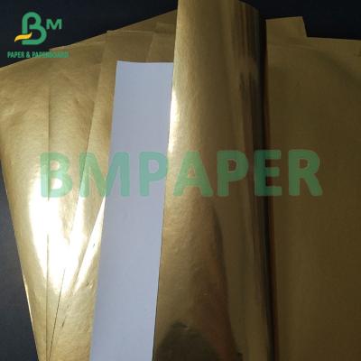 China Wholesale Metallic Paper Vacuum Silver Aluminized Wet Strength Metalized Paper For Drinking Label Paper Printing for sale