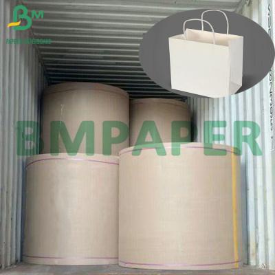 China Industrial Grade 50# White Bleached Kraft Paper Wide Jumbo Roll 48'' Craft Paper for sale