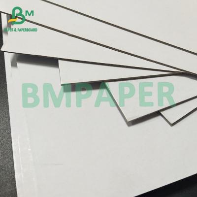 China Customize Size Single Side Low Cost And High Ink Absorption Duplex Board For Product Packaging Box for sale