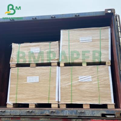 China Glatte 18pt gute Steifigkeit Holz frei einseitig beschichtete weiße Pappe zu verkaufen