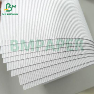 China White Single Face Corrugated Cardboard Roll B Flute E Flute For Shipping for sale