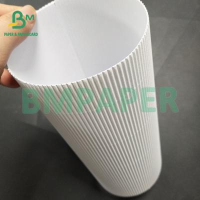 China Aplicabilidade ampla e estável Duas camadas de papel de flauta F branco 1 mm para produtos cosméticos à venda