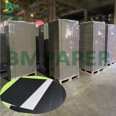 China 2mm High Stiffness Recyclable Duplex Black Cardboard With Grey Back For Photo Frame for sale