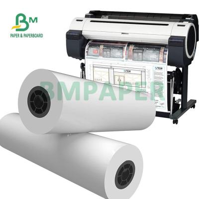 China Wide Format CAD Inkjet Rolls 20lb Bond Paper For Engineering Drawing 24'' X 150' for sale