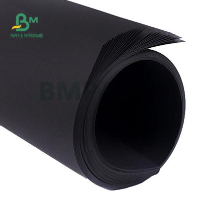China 400gsm Black Kraft Paper Board For Photo Frame 70 x 100cm Folding Resistant for sale