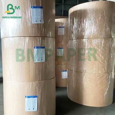 China Ancho de los rollos 120 cm Grado alimenticio 33 gm 35 gm MG Rollos de papel Kraft blanco en venta