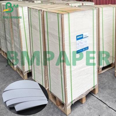 China 1mm F Flute White Corrugated Cardboard Sheets For Making Boxes for sale