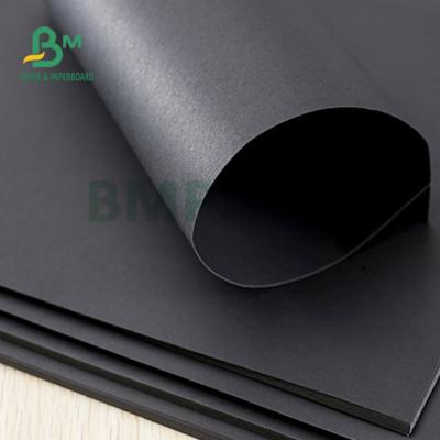 China High Density Black Solid Cardboard Paper Sheets For Photo Album 300gsm 350gsm for sale