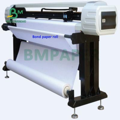 Chine 20# 24# 28# Large format papier à jet d'encre 20lb 24lb papier graphique CAD non recouvert à vendre