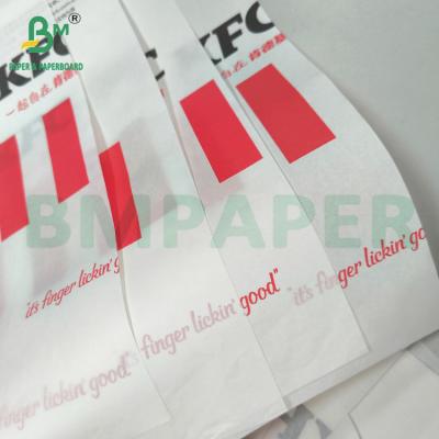 China Greaseproof Food Wrapping Paper 35gsm 40gsm 50gsm For Hamburger Sandwich for sale
