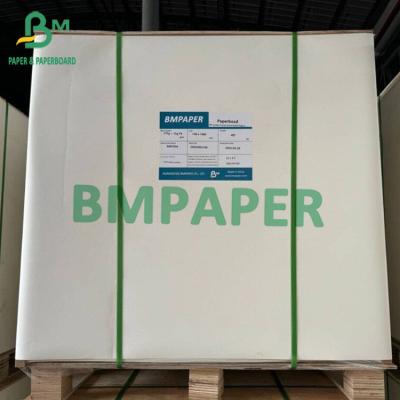 China Frozen Food Grade White Paperboard 15g Single PE Coated Boards Customize Large Sheets en venta