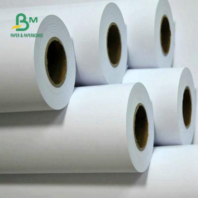China 108gram 128gram 610mm 914mm Inkjet Printing Coated CAD Plotter Paper Roll For Engineering Drawings for sale